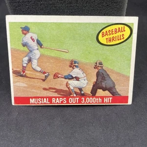1959 Topps - Baseball Thrills Stan Musial #470 ¡Stan The Man! ¡3.000 hits! ¡BONITO! - Imagen 1 de 11