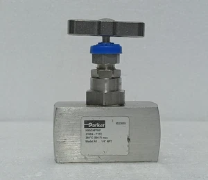 PARKER HNVS4FF HP 10.000 PSI 1/4" FNPT VALVOLA AD AGO ALTA PRESSIONE #2 - Foto 1 di 11