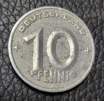 1948 German Democratic Republic 10 Pfennig Coin - Image 1 of 2
