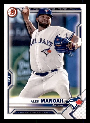 2021 Bowman Alek Manoah #BP-27  Toronto Blue Jays - Image 1 of 2