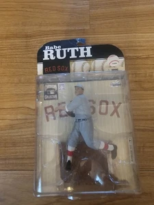 McFarlane Cooperstown Collection Babe Ruth Boston Red Sox MLB Baseball - Picture 1 of 3
