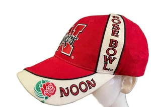 NCAA University of Nebraska Cornhuskers 2002 Rose Bowl Cap/Hat Adult OSFM - Picture 1 of 6