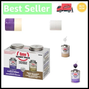Aggressive Priming & Clear Cement Handy Pack: 4 oz. Each for Plumbing Needs - Picture 1 of 12