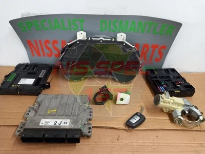 JUEGO DE CERRADURA NISSAN PULSAR VIS 5 PUERTAS 2015-2021, ECU, TRANSPONDEDOR Y SPEEDO CLUSTER Foto 1 de 4