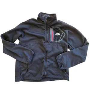 The North Face Full Zip Fleece Jacket Chest Pocket Hand Warmer Pockets Black M - Picture 1 of 10
