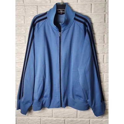POLO SPORT Ralph Lauren Hombre XXL Chaqueta de Pista Cremallera Completa Algodón Poli Azul Y2K Foto 1 de 4