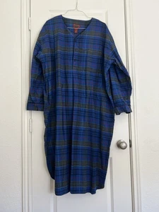 Vintage High Sierra kariertes Damen Nachthemd Baumwolle XL - Bild 1 von 5