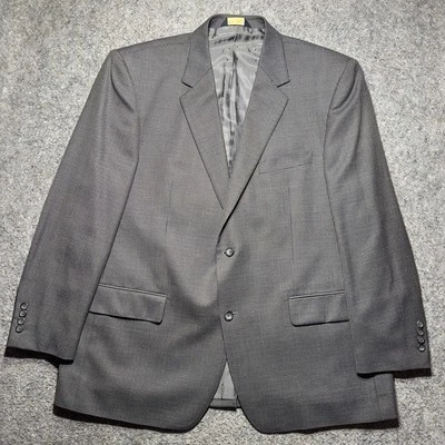 Joseph and Feiss Gold Blazer Mens 46R Brown Checks 100% Wool Jacket Stylish - Image 1 of 4