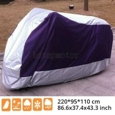 Silver&Purple Motorcycle Bike Cover  For Suzuki GSXR600 GSXR750 - Image 1 of 2