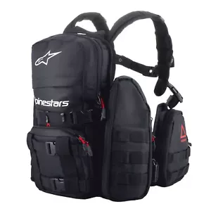 Alpinestars 2025 Techdura Tactical Pack Bag Black White Adventure Enduro - Picture 1 of 2