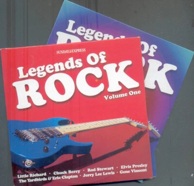 LEGENDS OF ROCK - PROMO 2 CD SET (2007) LITTLE RICHARD; CHUCK BERRY; ROD STEWART - Image 1 of 4