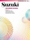 Suzuki Recorder School Vol.4 (desc.acc.) Recorder Music  Suzuki