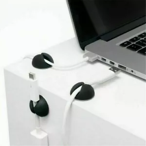 Kabel ordentlich selbstklebende Clips Telefon USB Netzkabel HDMI Tastatur AUX Kabel UK - Bild 1 von 5