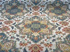 Swavelle Mesa Verde Fiesta Damask Chenille Upholstery Fabric By The Yard - Picture 1 of 8