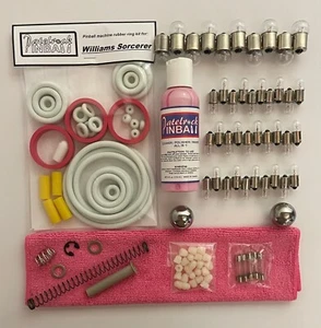 Kit de puesta a punto de mantenimiento de máquina de pinball Williams Sorcerer 1985 - Imagen 1 de 3