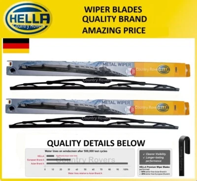 LIMPIAPARABRISAS MAZDA MX5 2x18" HELLA QUALITY MARCA SE ADAPTA 1989 A 2014 Foto 1 de 4