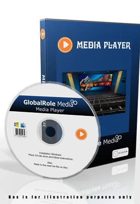 ADVANCED  MEDIA PLAYER SOFTWARE CD PLAY ANY VIDEO / DVD / MUSIC / AUDIO WINDOWS - Image 1 of 4