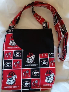University Of Georgia Bulldogs Purse Bag New UGA Dawgs 5-comparrments Handbag - Picture 1 of 3