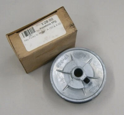 Keystoker Keystone Estufa de Carbón A-150 y A-80 Motor Polea 1/2" (diámetro), NOS, L-3454 Foto 1 de 4