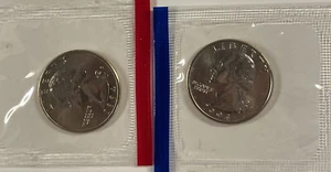1994 P&D Washington Quarters from Mint Set in Mint Cello - Picture 1 of 2