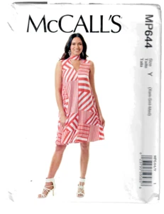 McCall's Pattern MP644 Xsm-Sm-Med Misses Fitted Dresses Neckline Sleeve Var. - Picture 1 of 4