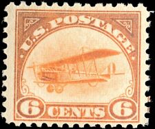 USA Mint NH F 6c Scott #C1 1918 Air Post Stamp