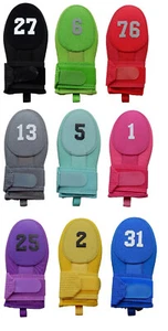 Baseball Softball Sliding Mitt Mitten Pick Your Number Initials Youth Adult Teen - Picture 1 of 30