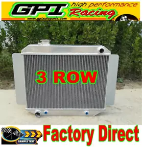 3 Rows Aluminum Radiator FOR Holden Kingwood Torana HG HQ HJ HX HZ V8 AT - Picture 1 of 8