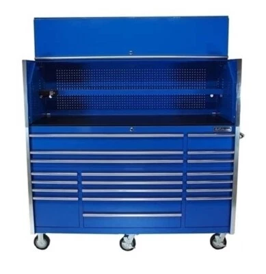 CRX 72" x 25" TOOL BOX AND HUTCH, ROLL CABS BY EXTREME TOOLS - Image 1 of 2