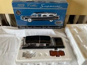 Precision Miniatures 1959 Cadillac Crown Royal Limo Style Hearse 1:18 scale - Picture 1 of 3