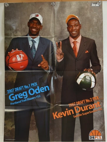Kevin Durant Seattle Supersonics Rookieseason Tony Parker San Antonio NBA Poster Cover