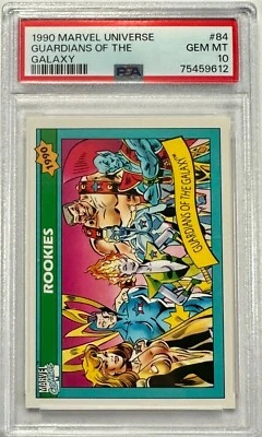 1990 Impel Marvel Universe Rookies #84 Guardians of the Galaxy PSA 10 GEM MINT - Image 1 of 2
