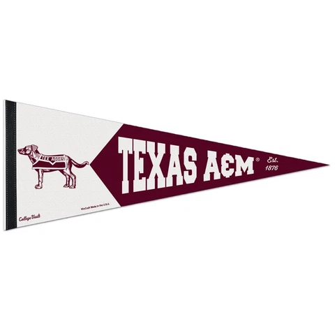 TEXAS A&M AGGIES EST 1876 VAULT ROLL UP PREMIUM FELT PENNANT 12"x30" WINCRAFT 👀 Cover