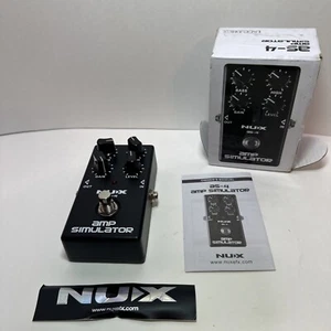 NUX AS-4 amp simulater effects pedal TESTED Working Complete In Box VG Condition - Picture 1 of 6