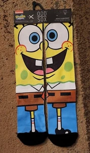Odd Sox Spongebob Schwammhose Nickelodeon Crew Socken Größe 6-13 Herausragend sein seltsam - Bild 1 von 4
