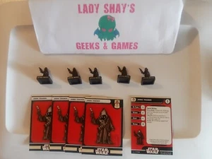 Star Wars Miniatures ALLIANCE AND EMPIRE 5 Jawa Traders 48/60 - Picture 1 of 2