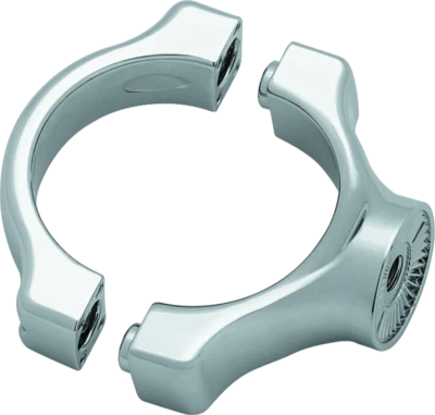 Abrazadera de soporte de matrícula de montaje lateral Kuryakyn 14 pernos Yamaha cromados Foto 1 de 4