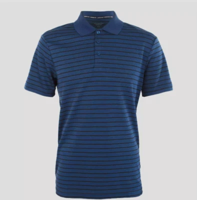 Polo a rayas modales London Fog para hombre talla grande nuevo con etiquetas Foto 1 de 3