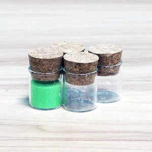 4ML Storage Wedding corks Tiny Vials Glass bottles 10-100PCS Crafts Candy - Picture 1 of 7