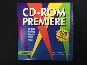 1993 CD-ROM Premiere - The World's First Totally Interactive CD-ROM Sampler - Picture 1 of 5