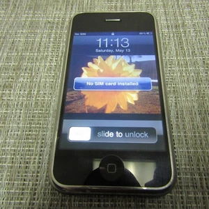 APPLE IPHONE 1A GENERAZIONE (OPERATORE SCONOSCIUTO) ESN PULITO, FUNZIONANTE, LEGGERE BENE!! 64834 - Foto 1 di 3