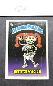 1985 Topps Garbage Pail Kids GPK Card First Series 1 OS1 Matte 29b Thin Lynn CL - Picture 1 of 9