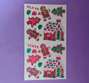 Stickeralbum Sticker Vintage 90er Jahre Hambly Glitzer Prismatic Weihnachten - Bild 1 von 2