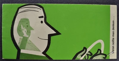 Opel 1200 1959-1960 sedán carpeta folleto excelente texto original alemán Foto 1 de 4