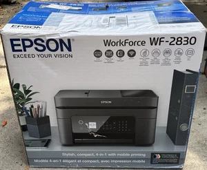 Epson WorkForce WF-2830 All-In-One Inkjet Printer - New - Picture 1 of 3