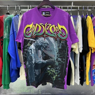 Camiseta Godspeed Biochemical Skull Poppy - Camiseta Unisex Algodón Pesado Foto 1 de 4