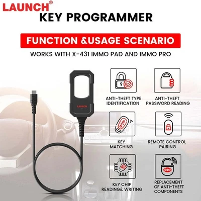 Máquina remota LAUNCH X431 Key Progarmmer para X431 IMMO Elte/IMMO Plus/PAD V/VII