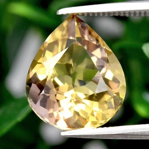 π 3.57ct VS Pear Natural Purple & Yellow Ametrine - Untreated, Africa Gemstone - Picture 1 of 4