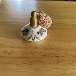 Limoges Atomizer Perfume Porcelain Bottle Made In France - Picture 1 of 7