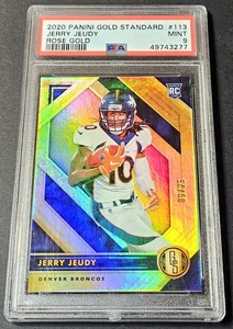 2020 Gold Standard Rose Gold /25 Jerry Jeudy Rookie RC #113 PSA 9 - Picture 1 of 2